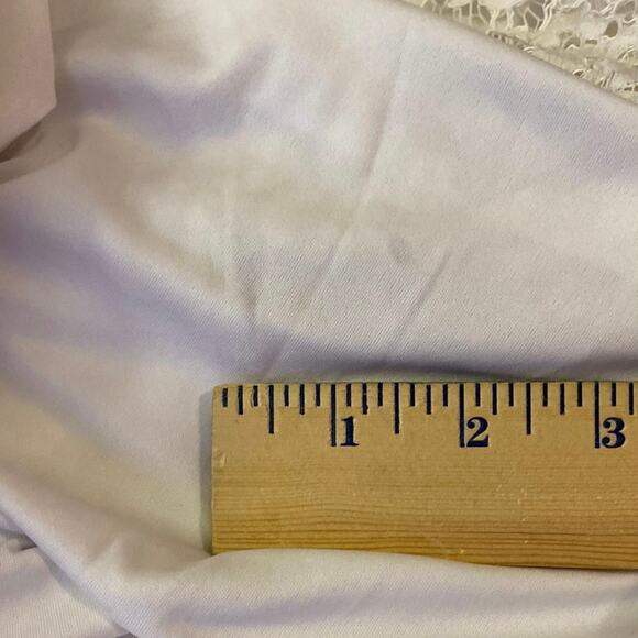 Charter Club Eyelet Checkered Plaid 3/4 Casual Blouse Top Shirt Women’s Size M - Picture 10 of 11